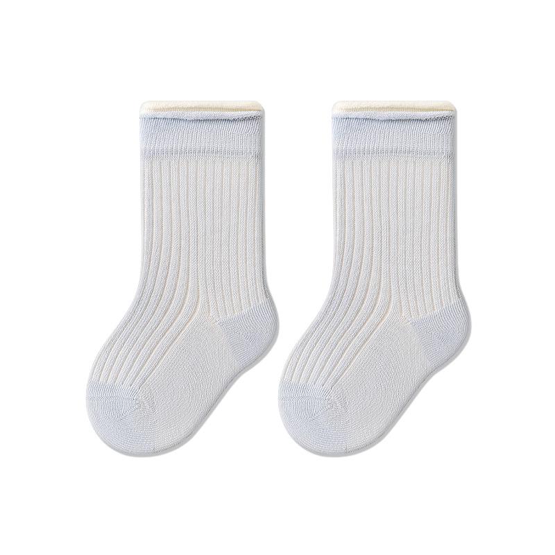 A-Class Cotton Mesh Baby Socks - Newborn Summer Cartoon Design for Boys and Girls