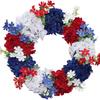 Rustik Hortensia Krans Korsstings Dørpynt – Valentinsdag & Mors Dag Vægdekoration, 30/50cm