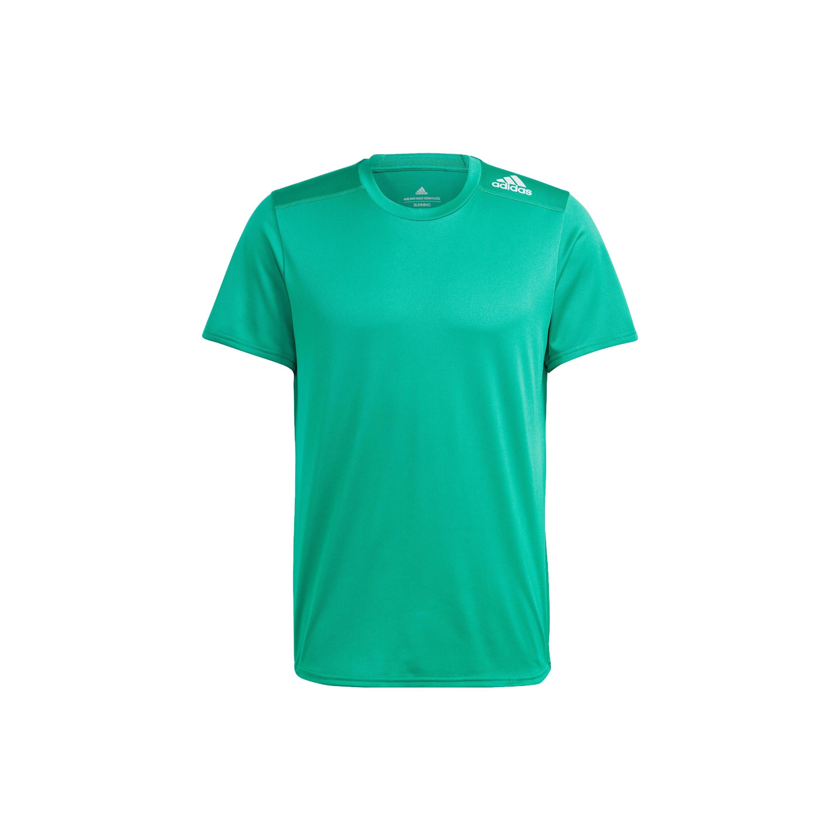 adidas Designed 4 Running T-Shirt Green Men s IB8942 L