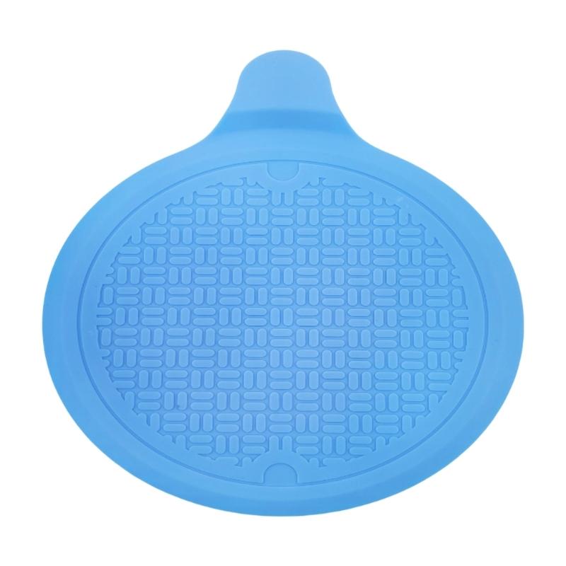 

Flexible Silicone Sink Plug 6inch Diameter Heat Resistant Bathroom Drain Cover Universal Suction Cup Odor Prevention синий