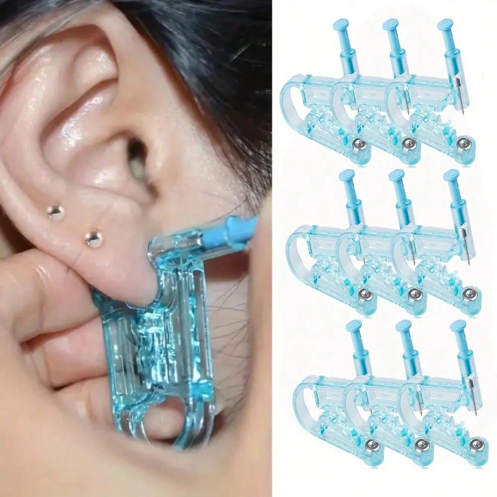 5/20Pcs Disposable Ear Piercing Gun Kit Asepsis Healthy Safety Nose Earring Piercer Tool Set Machine Kit Studs Body Jewelry