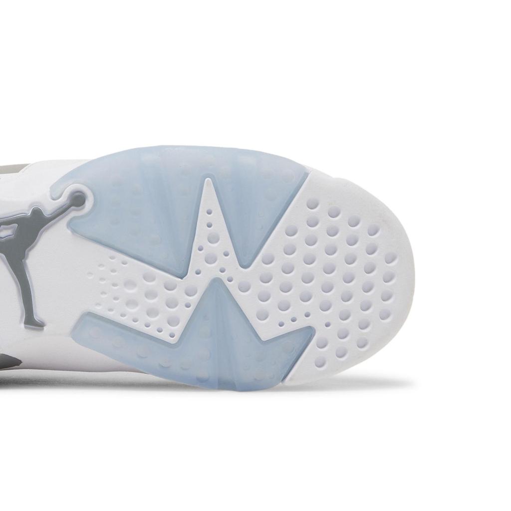 Air Jordan 6 Retro Grade School 'Cool Grey' (Unisex) White / Medium Grey / Cool Grey Kids' Basketball Shoes 384665 100