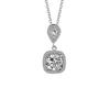 S925 Sterling Silver Water Drop Moissanite Necklace - Elegant Women's Light Luxury Clavicle Chain Gift.