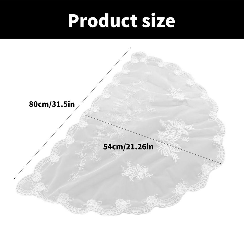 Vintage Embroidery Flower Veil Latin Mass Veil Head Covering Bridal Veil Church Veil Head Covering for Formal Event