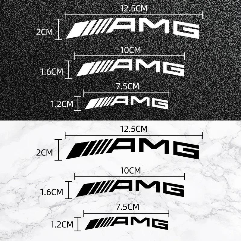 6 Pezzi Adesivo Pinza Freno Auto Decalcomania Resistente al Calore Per Mercedes Benz AMG W206 W204 W205 W212 W213 W221 W222 W223 W251 W464