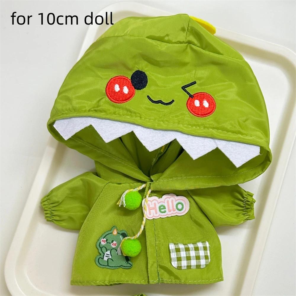 

20cm 10cm Dress Up Cotton Doll Clothes Onesuit Outdoor Raincoat Outfit Lovely Star Accessories Entertaining Play Safe Kid Friendly Fun