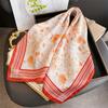 Luxury Scarf Shawl Turban Hijab Print Female Square Headscarf Bandana Neckerchief Headband Windproof Handkerchief Fashion Wraps
