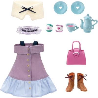 Takara Tomy Licca Doll Dress Cute Cafe Time Outfit for 11.5-inch Dolls