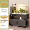 Ultra-Clear Glass Fish Tank with Integrated Stand and No-Change Water System