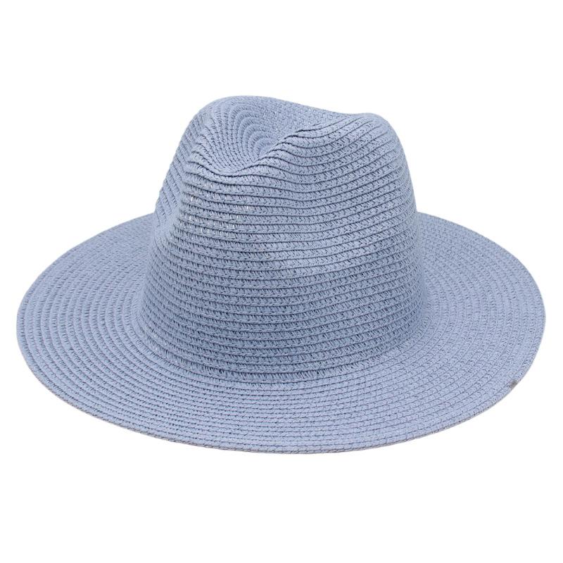 Spring And Summer New Panama Straw Hat European And American Style Jazz Hat Fedora Top Hat Panama Hat Straw Hat