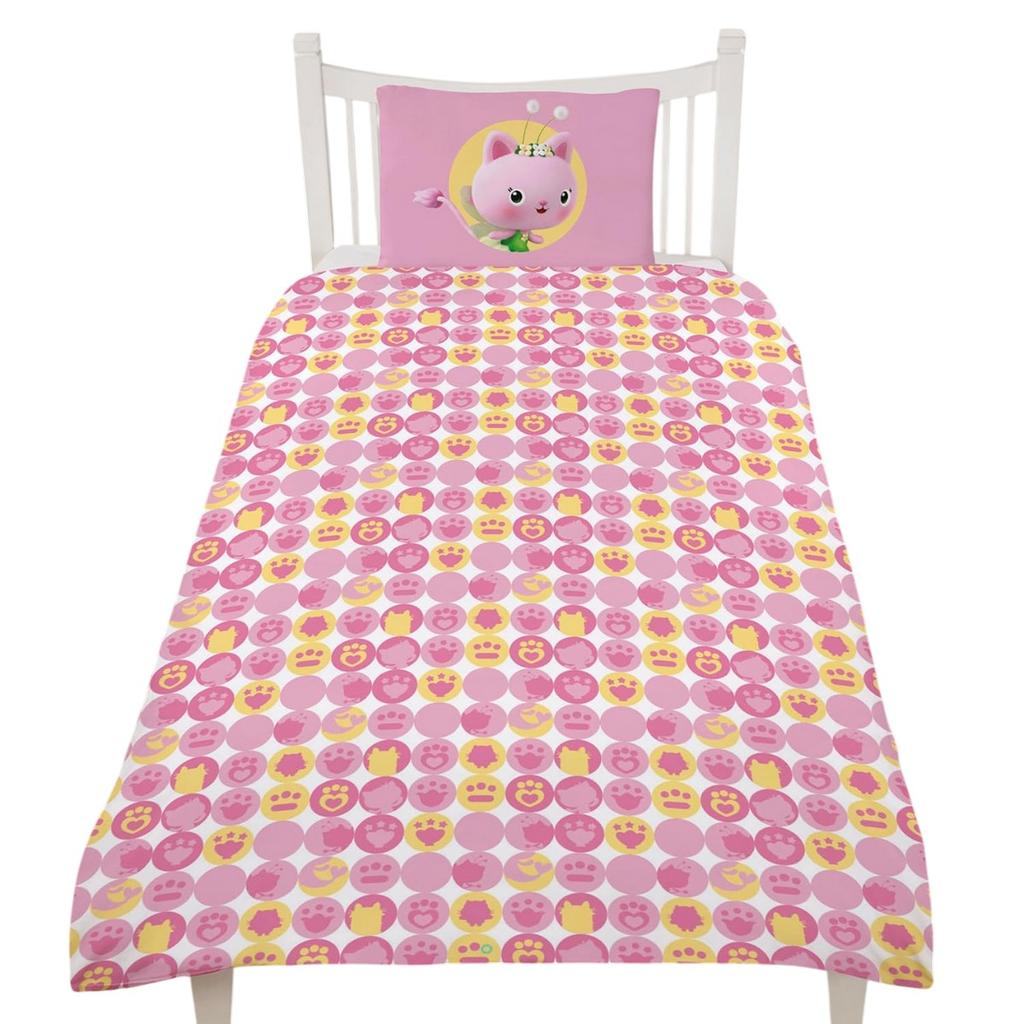 Gabby´s Dollhouse Reversible Gabby and Friends Duvet Set