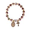 Metal Beaded Elastic Beads Bracelets Bow Ceramics Bracelet Trendy Women Bangle  Girls