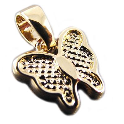 [G1694] - Gold Plated 'Butterfly' Pendant