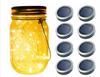 Waterproof Solar Fairy Night Light: Frosted Glass Bottle with Stars for Outdoor Garden Decoration