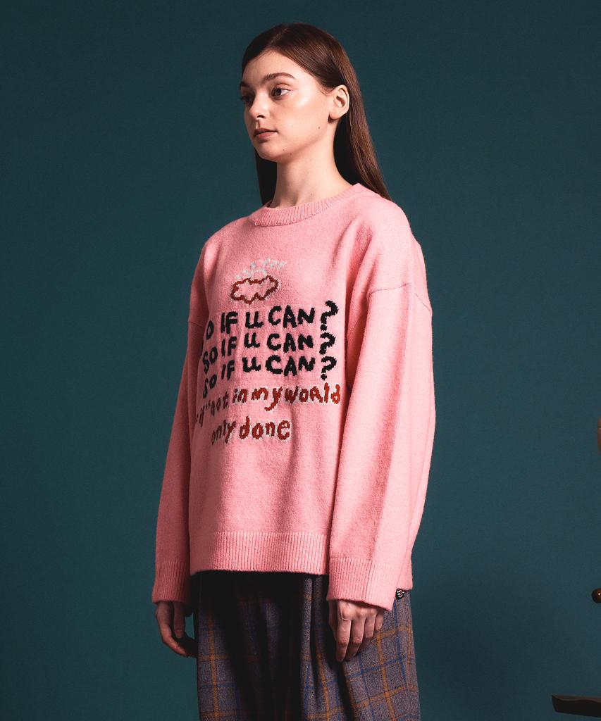 Soipeuyukaen Soft Blend Touch Lettering Knit