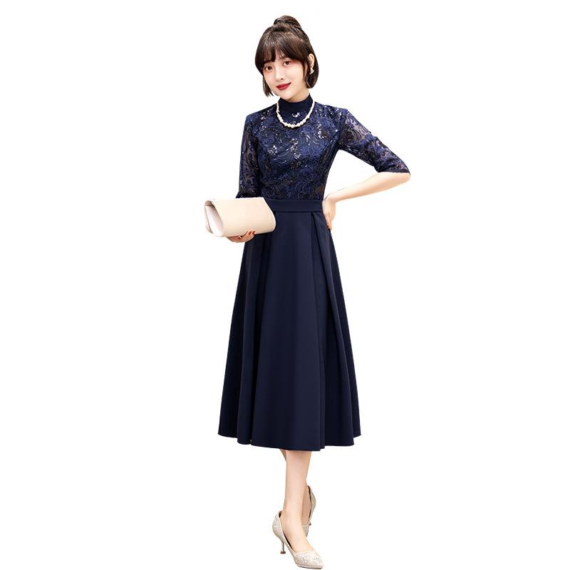 Evening Dress, Skirt Temperament, New Models, Usually Can Wear Small Dresses, Fairy Style, Simple and Generous, Long Styles Look Thin