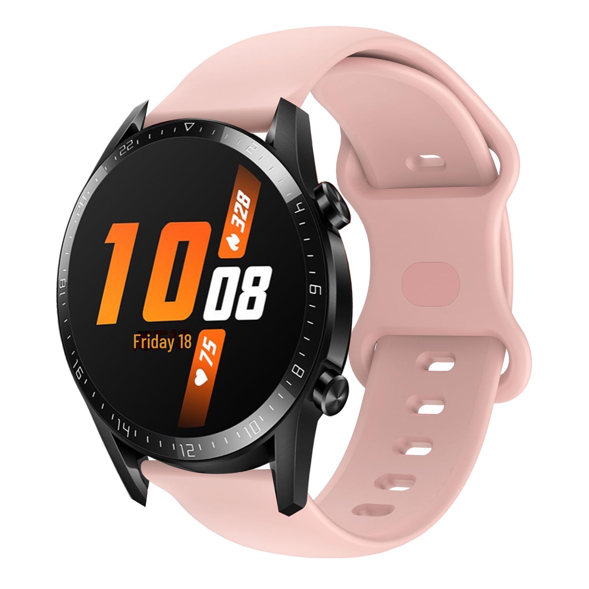 

Силиконовый ремешок для Huawei GT2/GT3 Pro и Magic 20/22 мм с застежкой-бабочкой 22mm color buckle