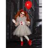 Girls Dress Clown Mesh Princess Set Children Halloween Party Show Costume Gift