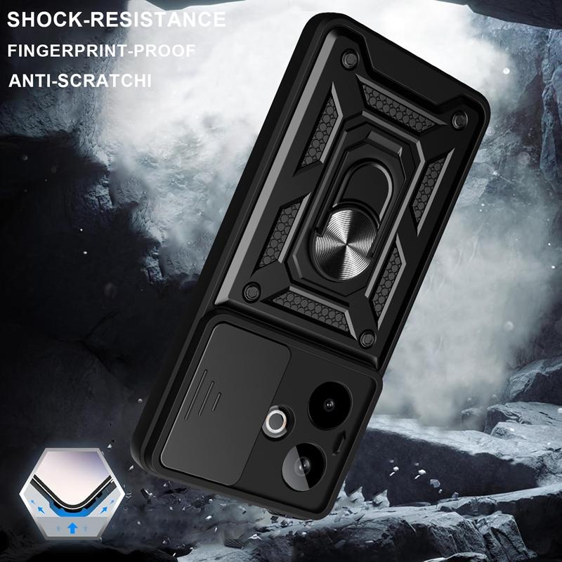 Pro pouzdro Realme GT7 5G Držák s magnetickým kroužkem do auta Pancéřové Nárazuvzdorné Coque Pro OPPO Realme GT7 GT 7 RealmeGT7 Kryt na ochranu objektivu