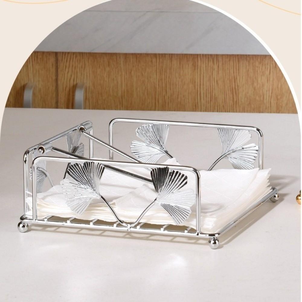 Hollow Out Napkin Holder Vintage Napkin Tray Sturdy Paper Organizer Desktop Placement