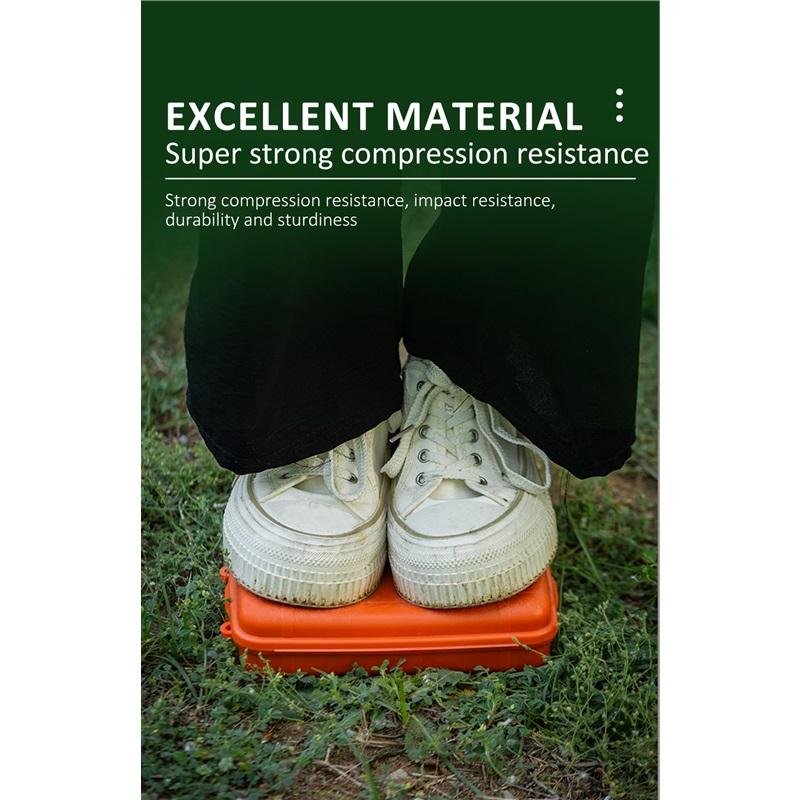 EDC-Werkzeugkasten, Outdoor-Camping-Überlebensset, stoßfester, wasserdichter Koffer, versiegelte Box, Aufbewahrungsbox für Outdoor-Überlebenssets, Angeltasche