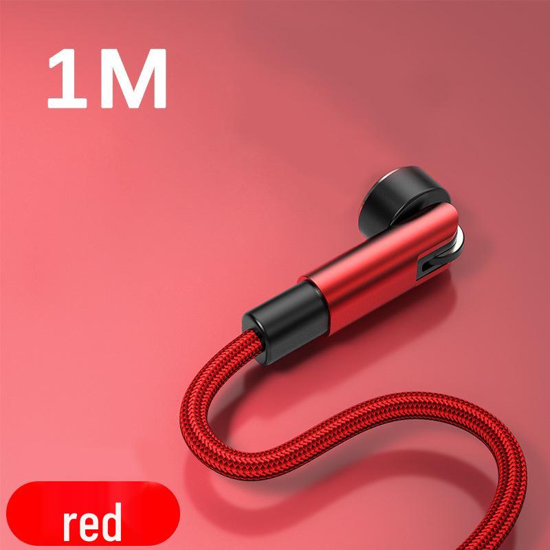 540° Magnetic 3A Fast Charging 7-Pin USB-C/Android Data Cable with Rotating Elbow