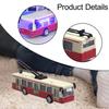 Classic Tram Model Transport Car 1:90 Scale Collectible Alloy Birthday Gifts Interactive Decor