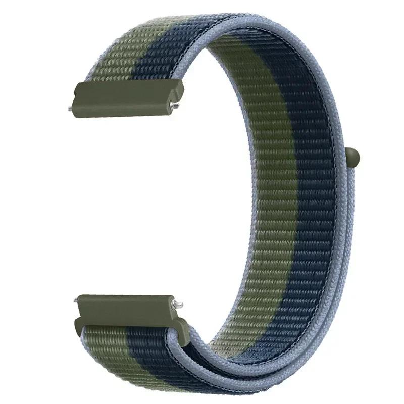 20mm 22mm Nylon Loop For Garmin Venu 3 2/SQ SQ2/Vivoactive 6 5 4 3 Watchband For Garmin Forerunner 745 965 255 245 645 55 158