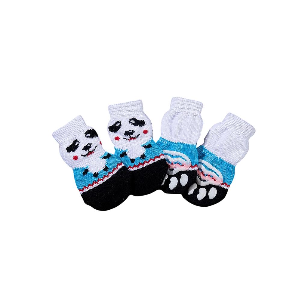 4pc Pet Socks, High-quality Non- Sole, Dog Socks, Teddy, Corgi, And Supplies.