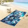 Anime Miku Print Beach Towel, Large Soft Quick Dry Towel for Beach Camping Swimming
