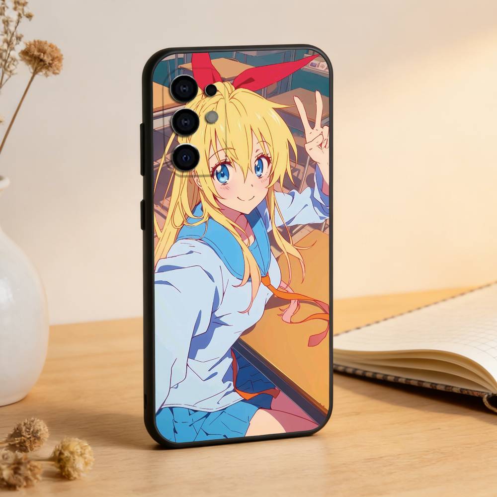 

Nisekoi Chitoge Kirisaki Phone Case For Samsung S25,S24,S21,S22,S23,S30,Ultra,S20,Plus,Fe,Soft Silicone Black Cover Samsung S25Plus
