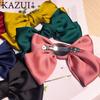 Big Hair Bow Ties Hair Clips Satin Two Layer Butterfly Bow For Women  Accessories Barrettes for School Christmas Gift