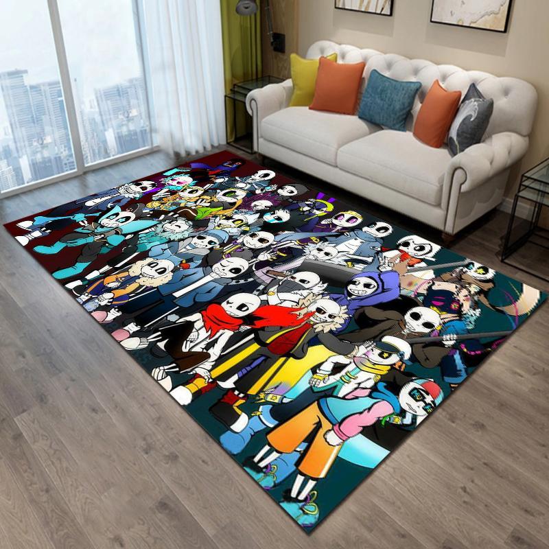 U-Undertale Pattern Rug for Living Room Area Carpet Bathroom Mat Creative Doormat Bedroom Mat Home Decor Outdoor Rug