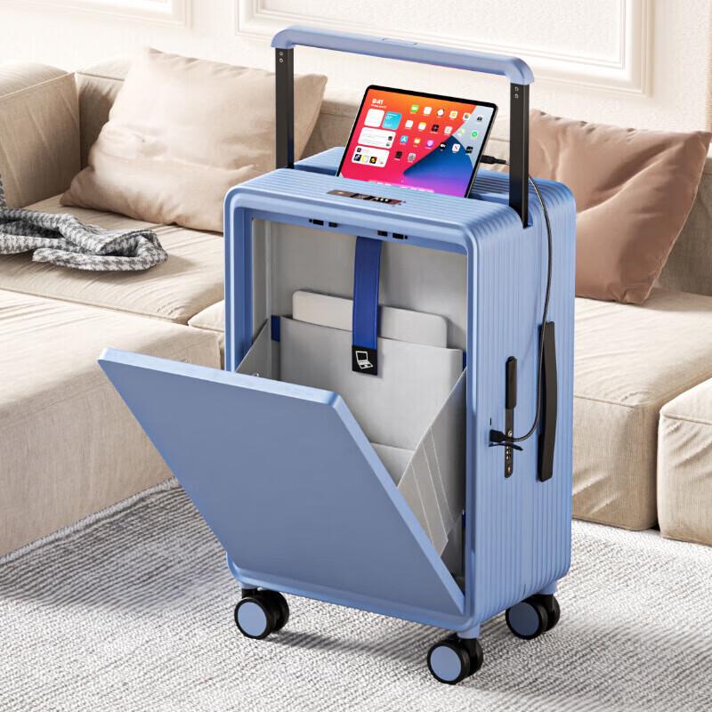 Li Shen Student Front Opening Hardside Travel Suitcase