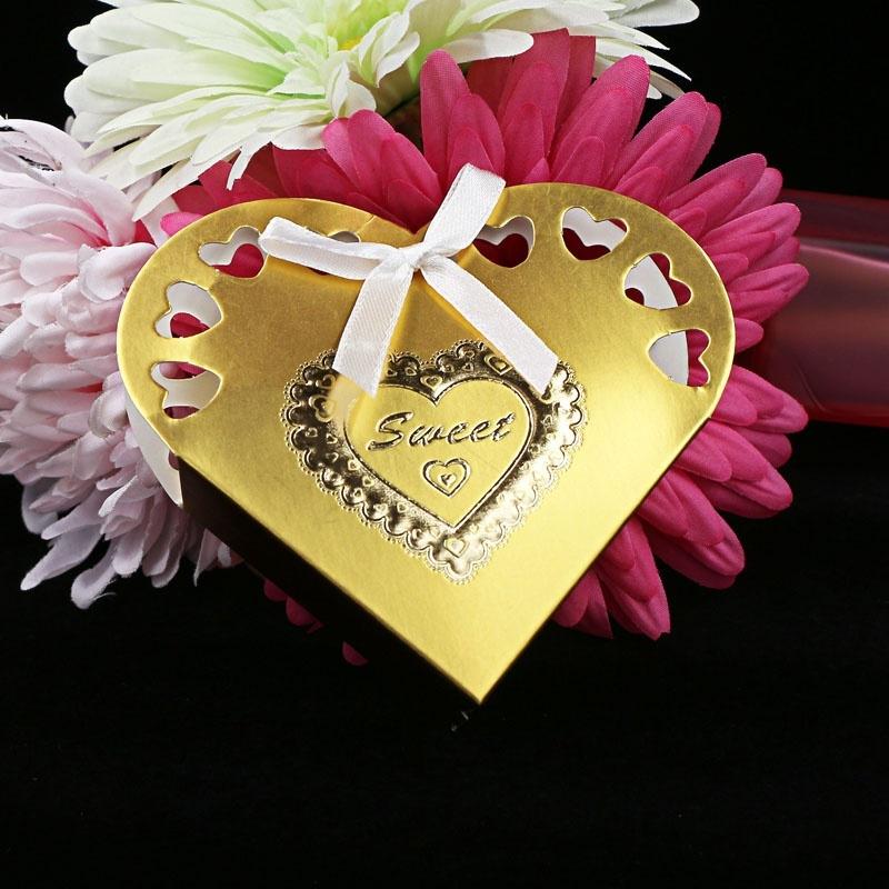 25τμχ Χάρτινο Κουτί Καραμελών Καρδιά Γλυκό Δώρο Κουτί Προμήθειες Πάρτι Διακόσμηση Γάμου Δώρα Γάμου