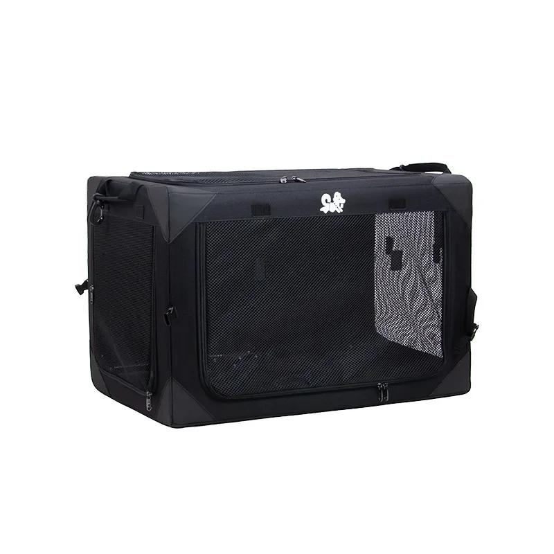 

Автомобильная клетка для собак, интегрированная складная будка, клетка для домашних животных, палатка для больших и средних кошек S code чёрный