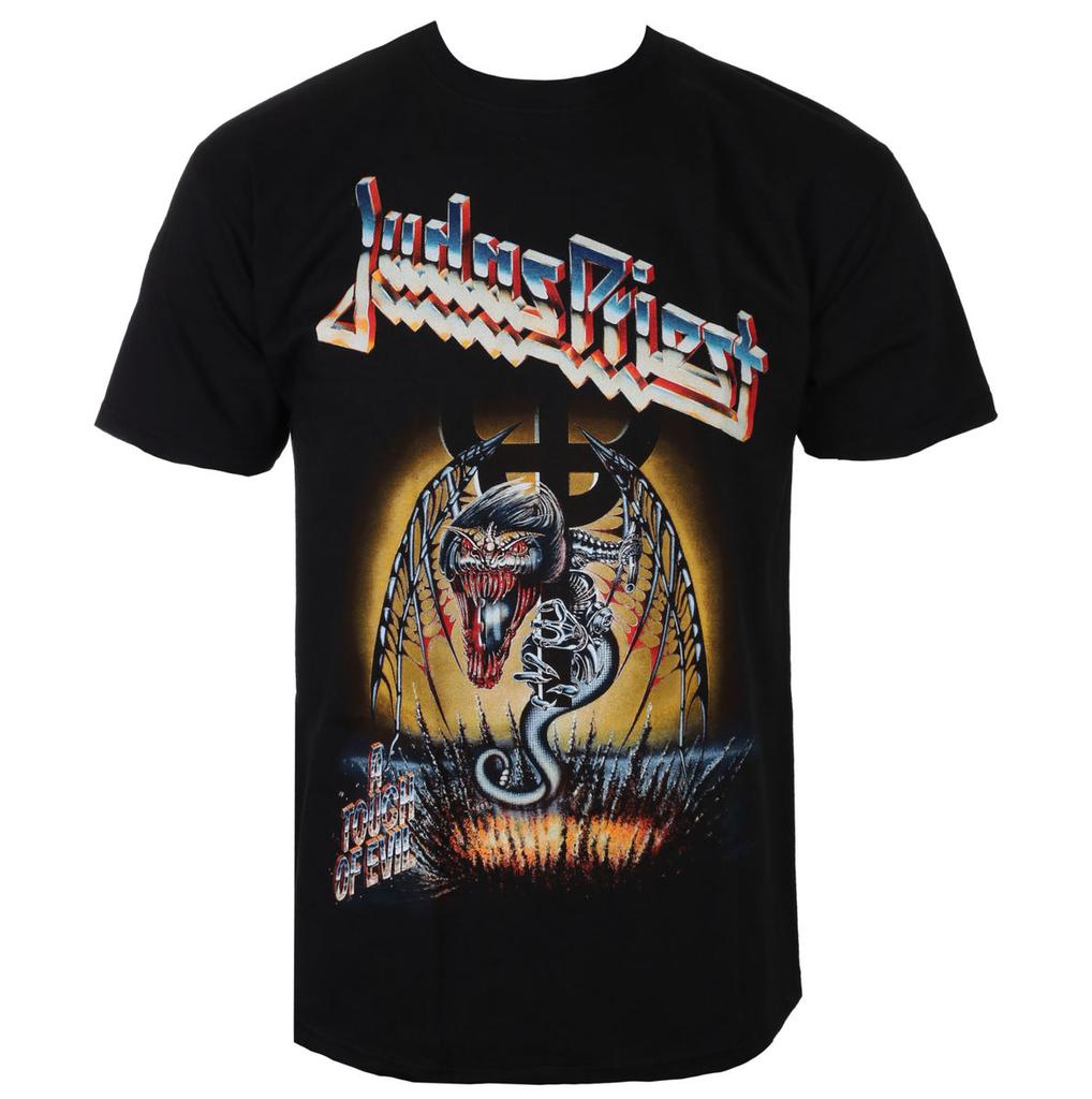 New Summer Judas Priest Graphic Cotton Tshirt Unisex Summer Short Sleeve Fashion Brand Tee Luxury Casual Vintage Tees