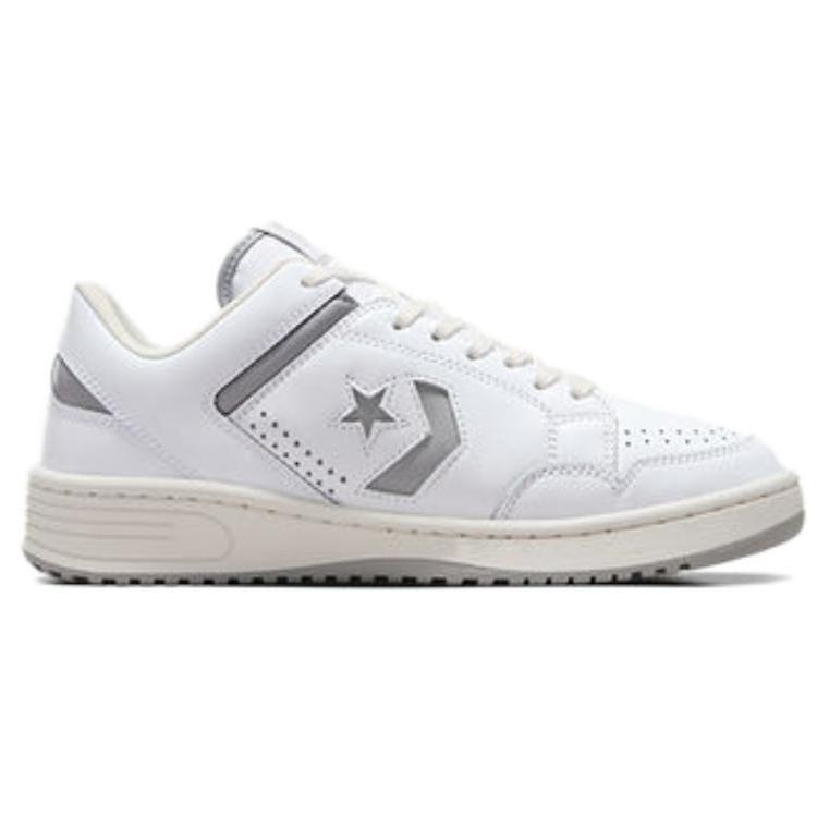 Converse Waffe Niedrig Weiß Grau Bereich Unisex Sneaker Vintage-Weiß A12335C