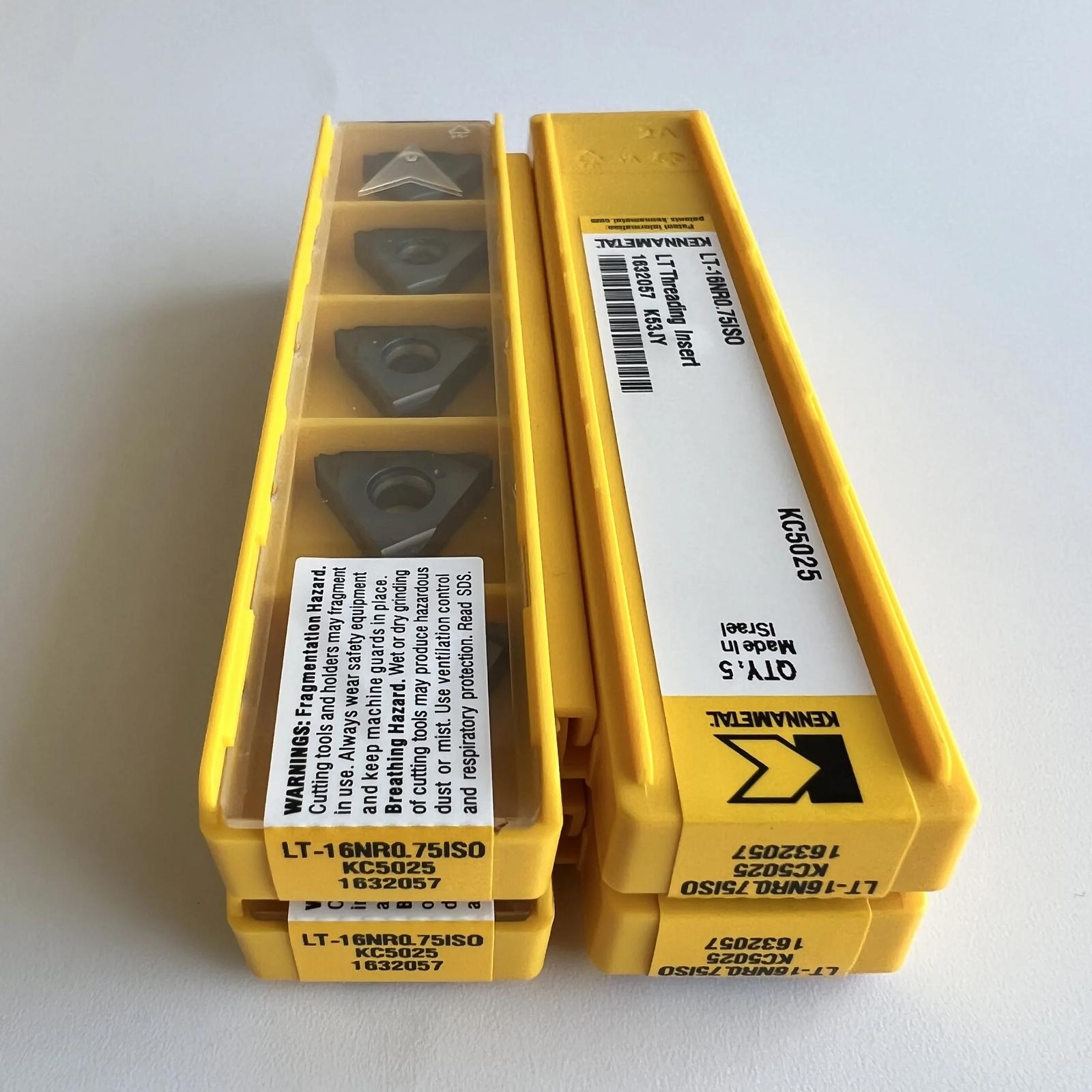 

KENNAMETEL / LT-16NR0.75ISO KC5025 / Original carbide blade 10 Pcs