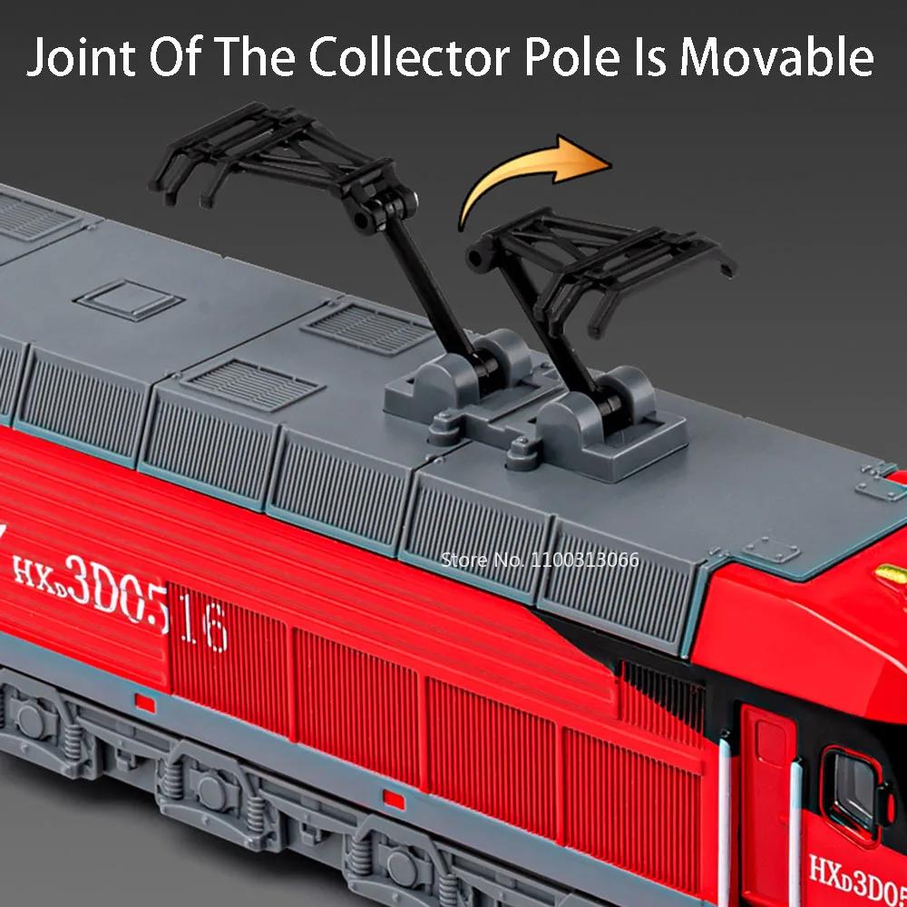 1:87er Maßstab DONGFENG HEXIE Zugmodelle Autos Spielzeug Legierung Druckguss 4 Türen zu öffnen Lichtmusik Elektrische Züge Kinder Lernspielzeug