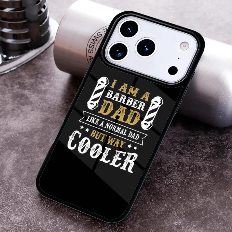 Barber Life Vintage Retro Phone Case For iPhone 17 16 15 14 13 12 11 Pro Max Plus 17Air Soft Silicone Cover