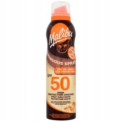 MALIBU ACEITE SECO Protector Solar en Spray Impermeable SPF50 175ml