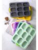 9-Cavity Non-Stick Silicone Oval Baguette Cake Mold for DIY Bread and Baking