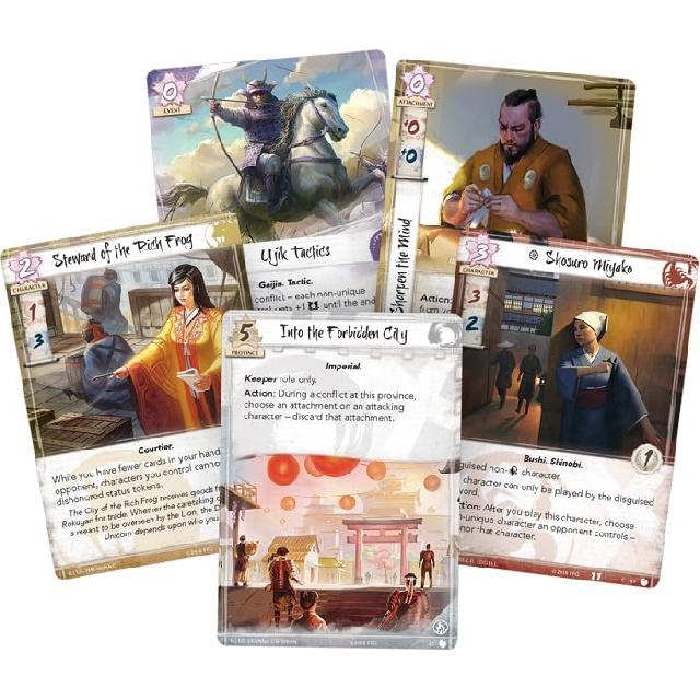 Fantasy Flight Games Легенда Пяти Колец: Карточная игра Правосудие для династии Сацума Набор - Стратегическая игра для детей и взрослых, Возраст 14+, 2 игрока,