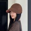 Plaid Double-Sided Sunshade Equestrian Hat Women'S Season Outdoor Travel Anti-Ultraviolet Versatile Duck Tongue Bucket Hat
