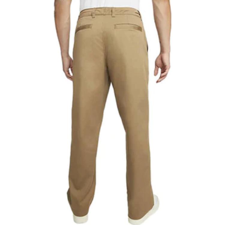 Men's Pants Nike Casual Pants Men's Brown Moderate Straight Fit Pants