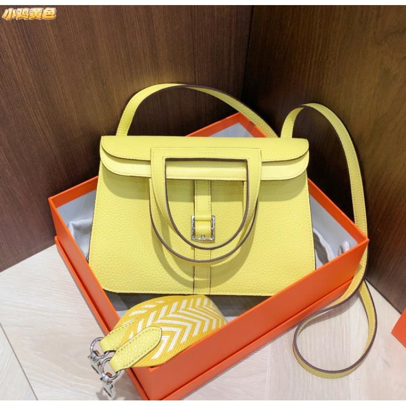 Hazzan Womens Crossbody Shoulder Bag Top Grain Leather Tote Medium Size Casual Daily Use