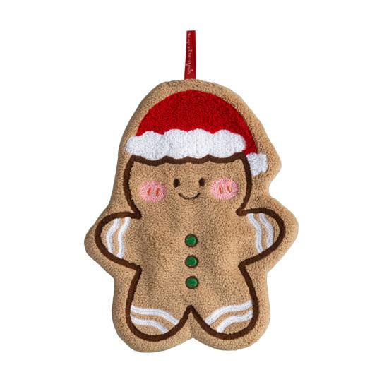 Vánoční dům Ručník Měkký Absorpční Ručník z Korálového Rouna Design Zvonečků Santa Clause Rychleschnoucí Sváteční Ručník