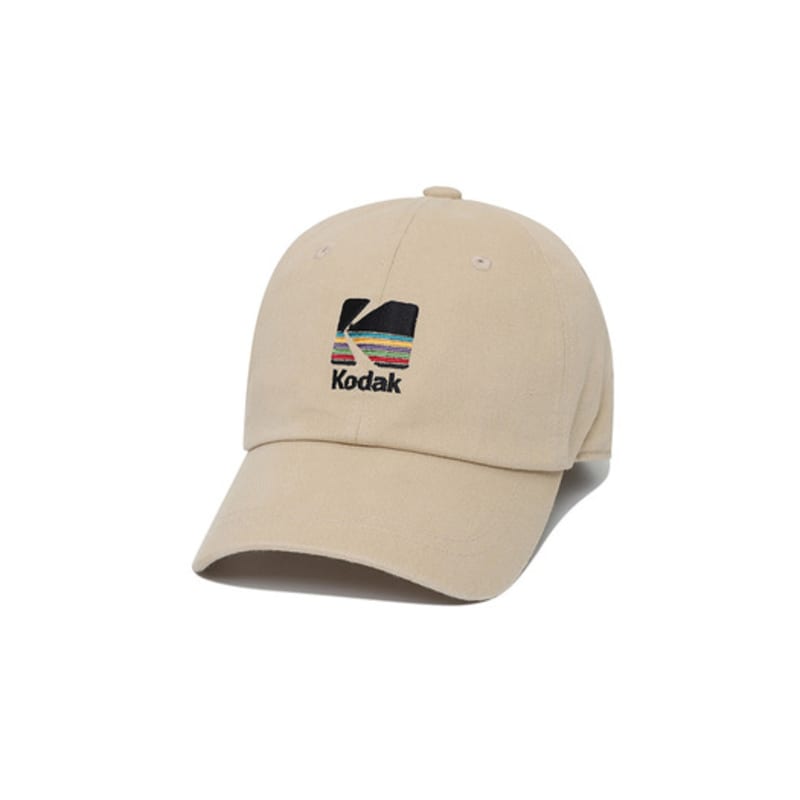 

KODAK Apparel Signature Fit Rainbow Embroidered Ball Cap BEIGE ML
