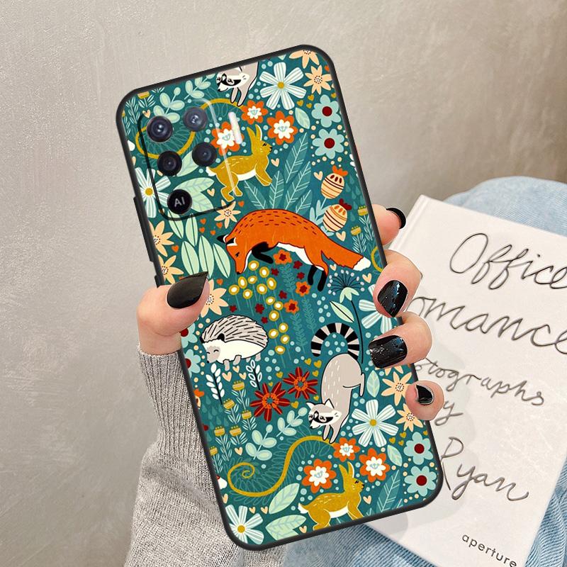 Funny little raccoon Case For Oppo A40 A60 A80 A78 A38 A18 A98 A58 A96 A76 A16 A94 A74 A54 A15 A17 A57 A77 A5 Pro